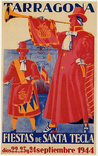 Cartell de les Festes de Santa Tecla(1944)