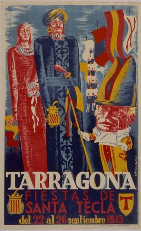 Cartell de les Festes de Santa Tecla (1943)